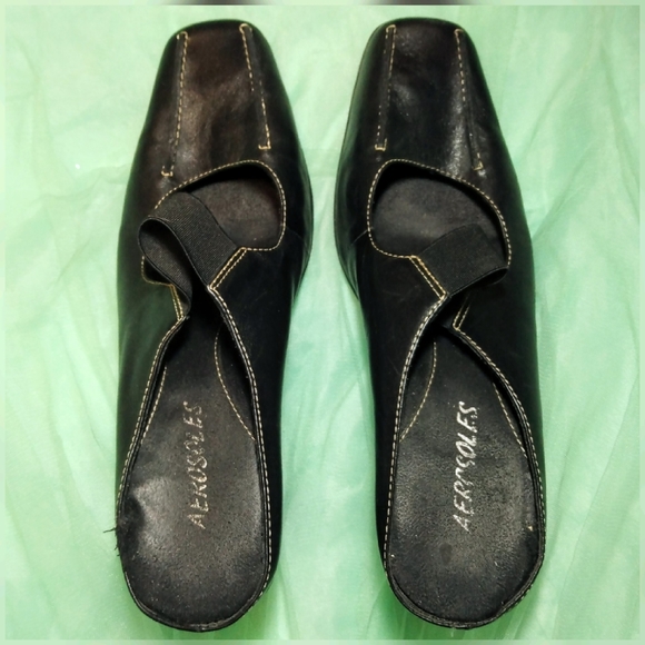 Vintage 2K Slide On Mule Heel Closed Toe - Picture 6 of 16